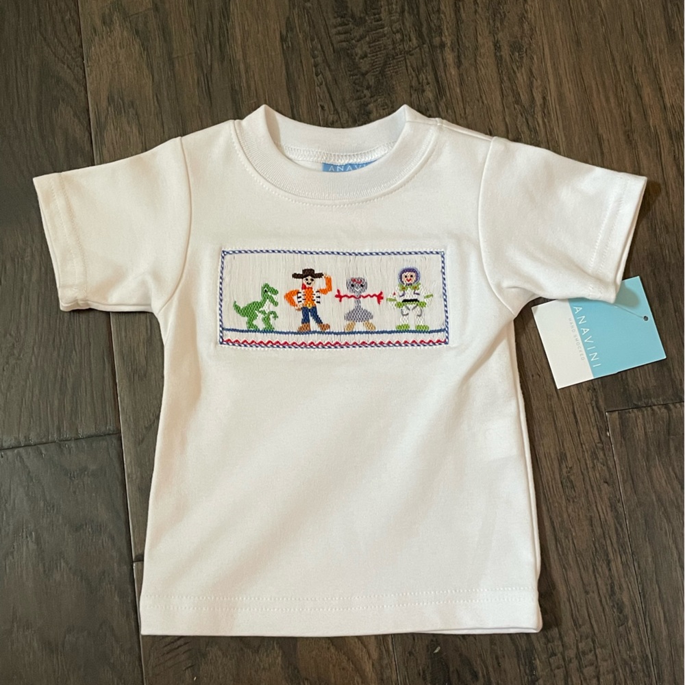 Smocked Toy Story 12m Anavini tshirt